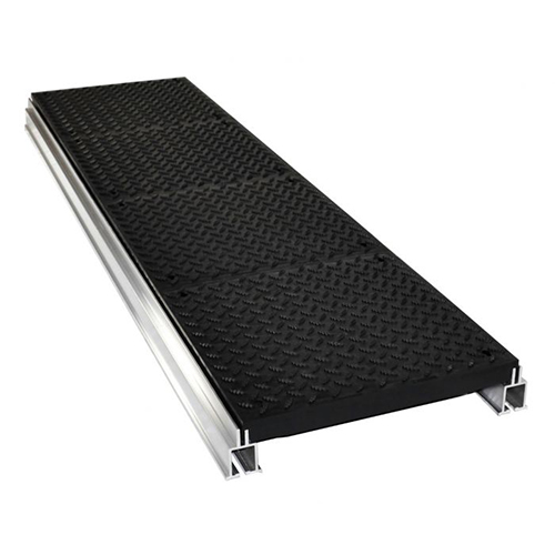 Wearwell Foundation Platform System Diamond-Plate 4x18x54 Inch Kit Fill Single