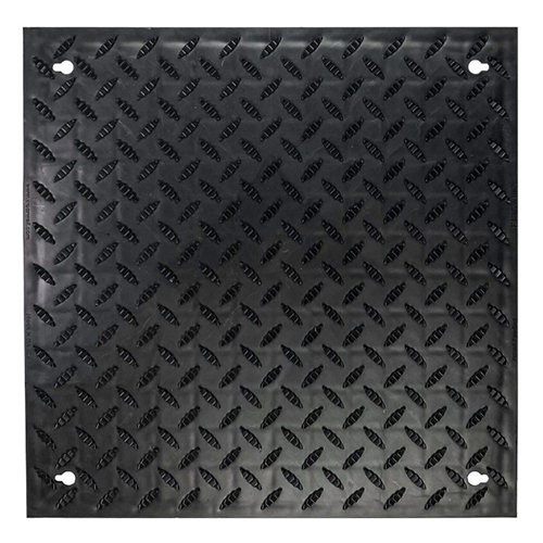 Wearwell Foundation Platform System Diamond-Plate 4x18x72 Inch Kit Tile Top