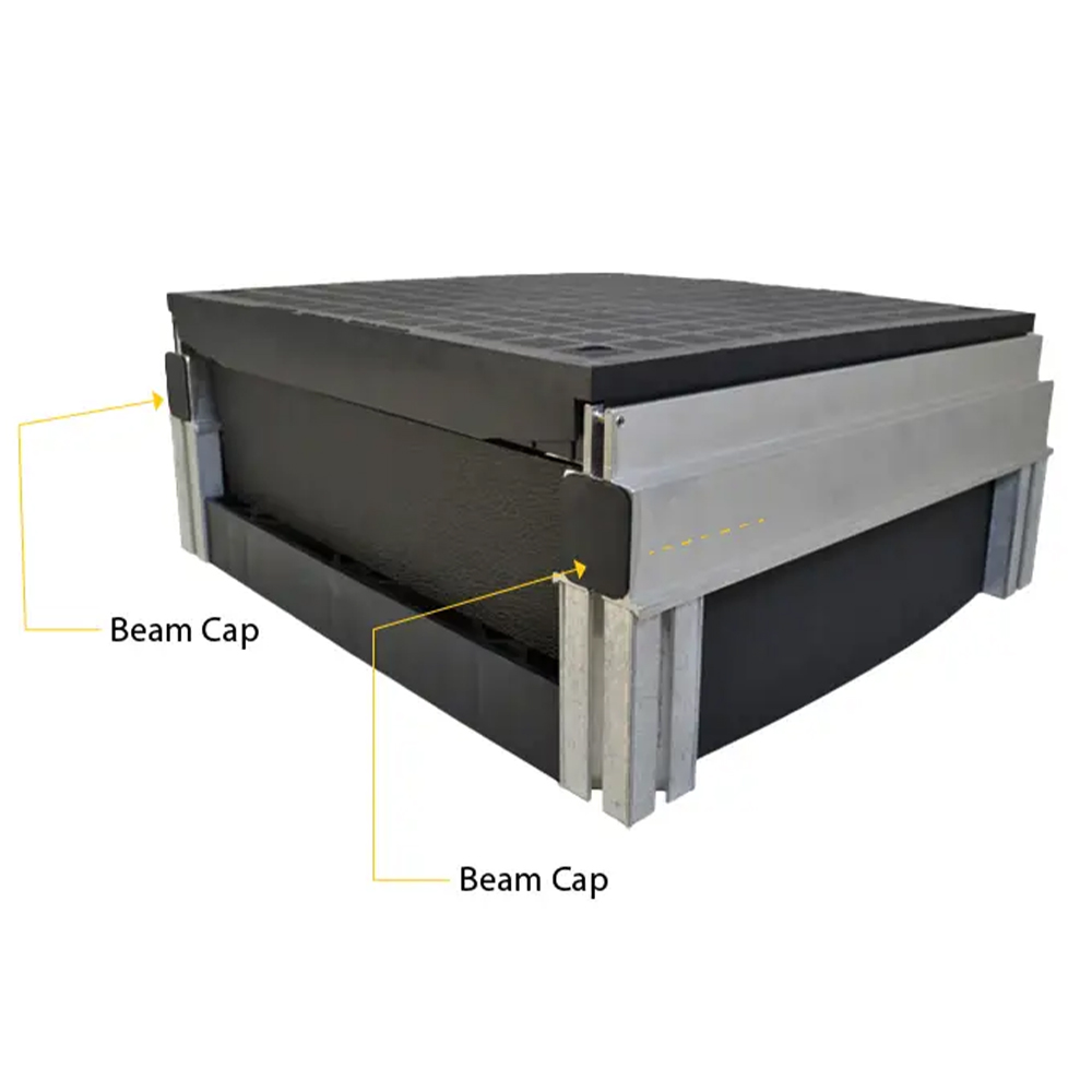 Wearwell Foundation Platform Beam Caps 2 Inch