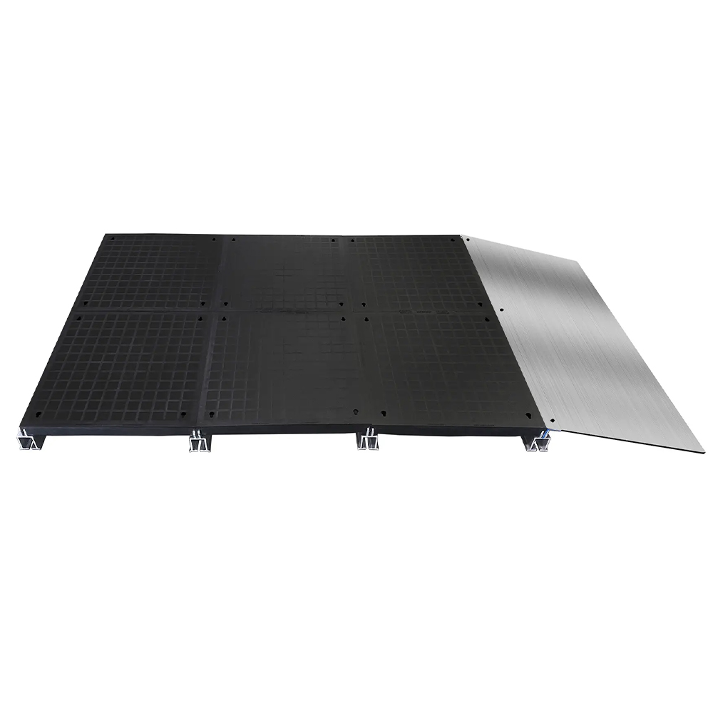 Wearwell Foundation Platform Ramp 36x42 Inch side view
