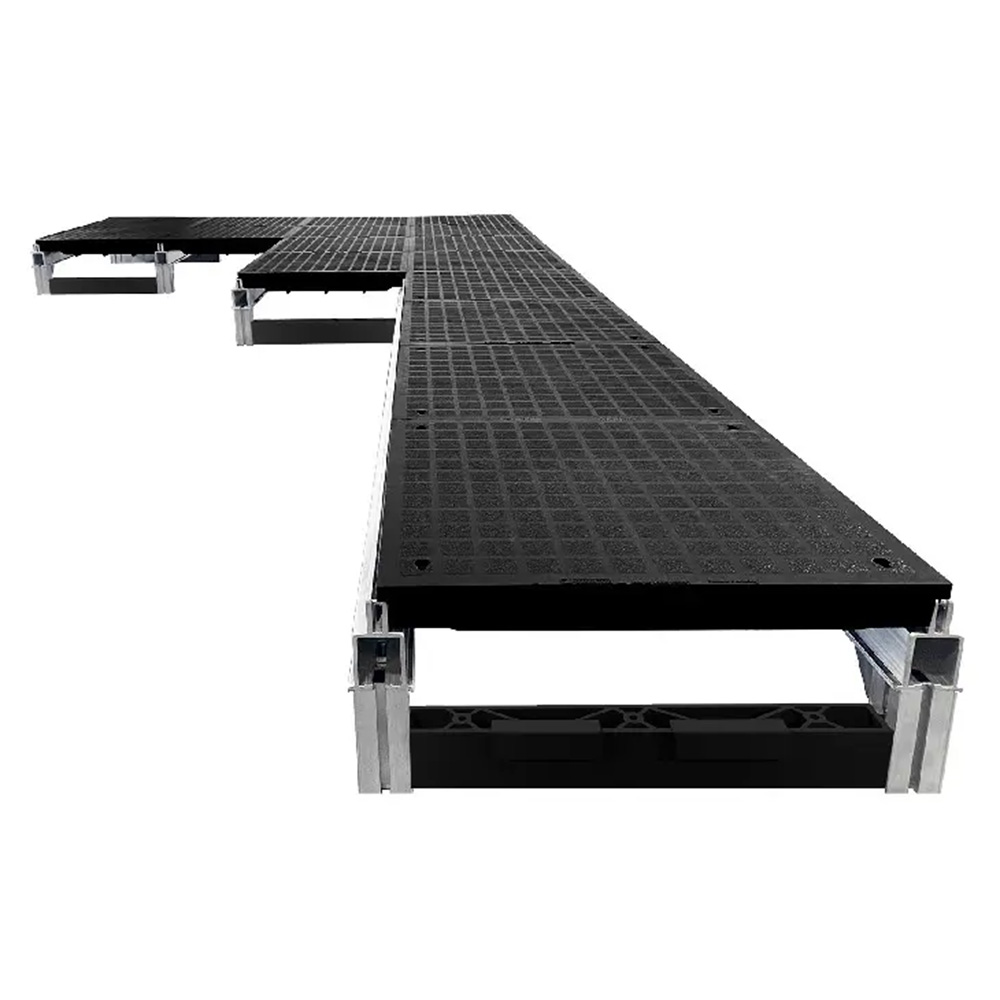 Wearwell Foundation Platform System Smooth 4x36x72 Inch Kit layout example