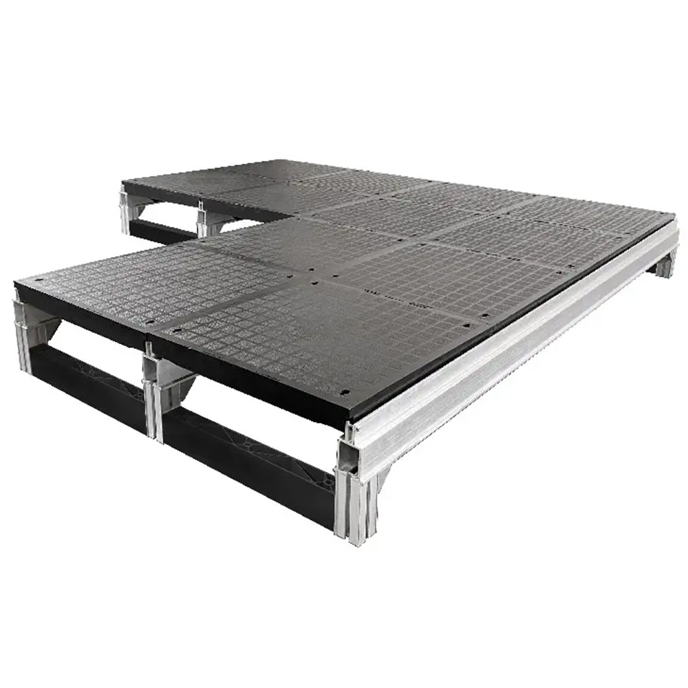 Wearwell Foundation Platform System Smooth 4x18x72 Inch Kit layout example
