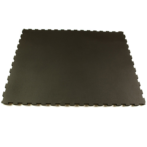 Interlocking heavy duty rough rubber floor tiles