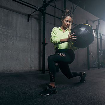 Medicine ball workout mats