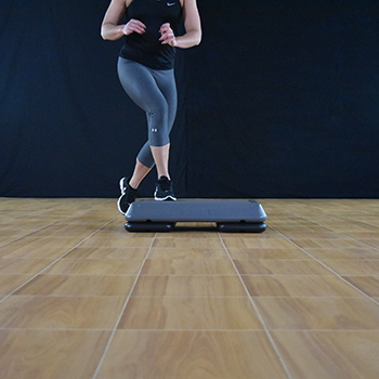 home stair stepper workout floor tile