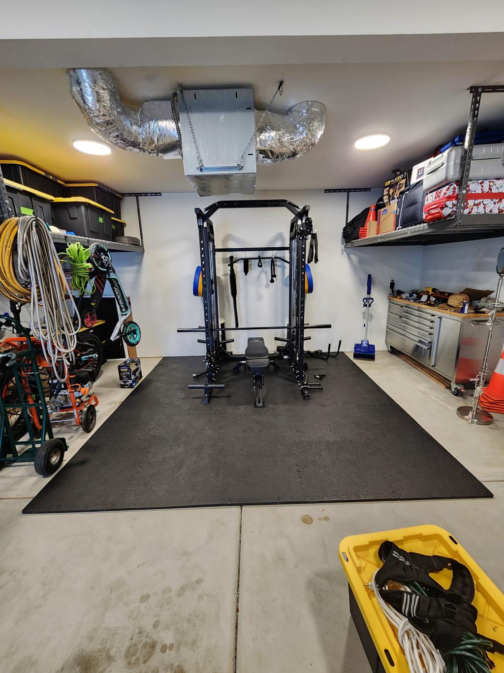 interlocking foam mats for garage gym