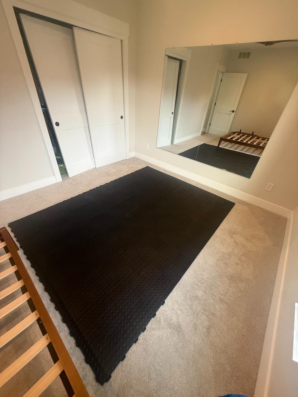 staylock bump top tiles over carpet home gym