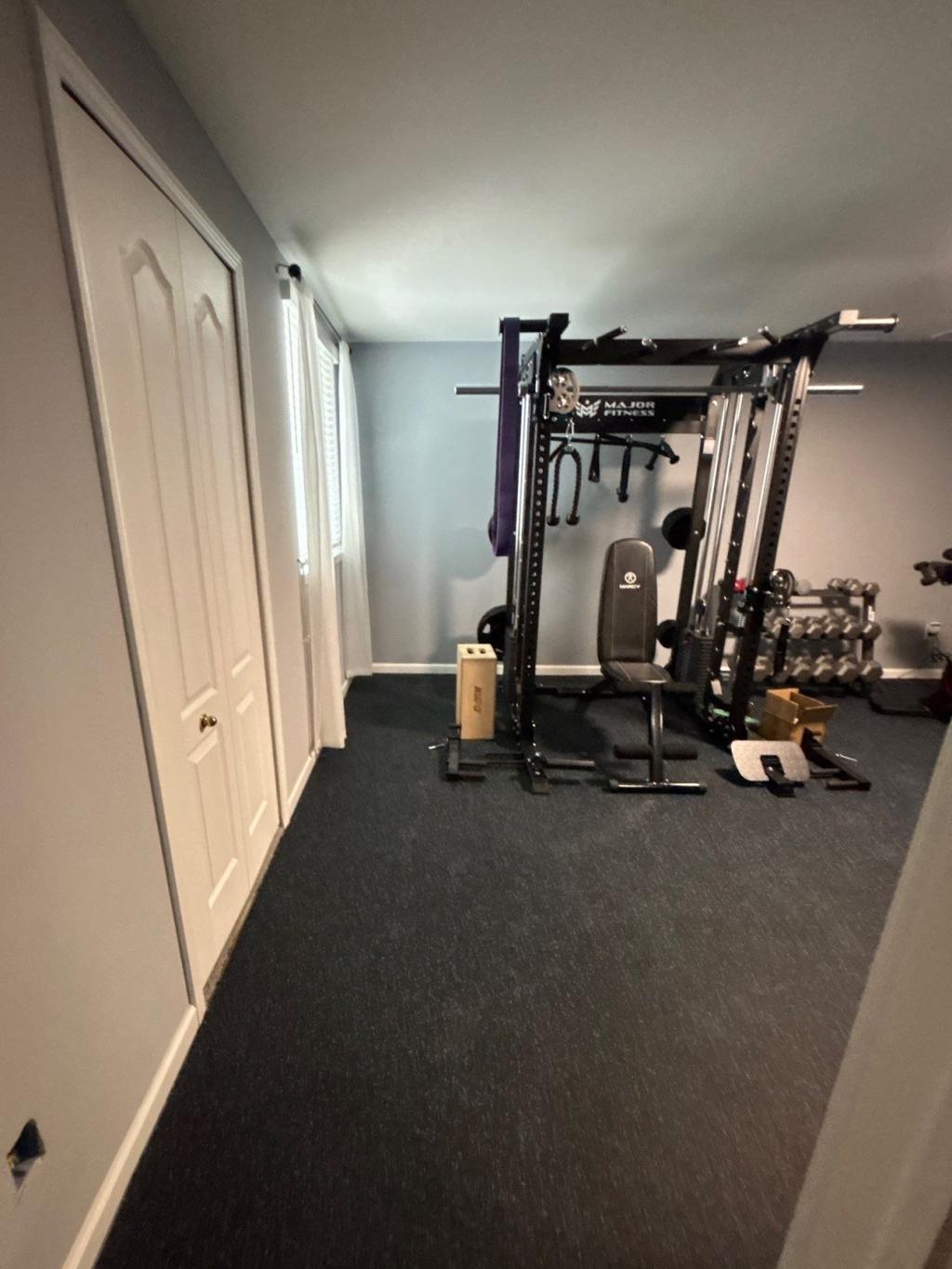 rubber flooring rolls for home gyms
