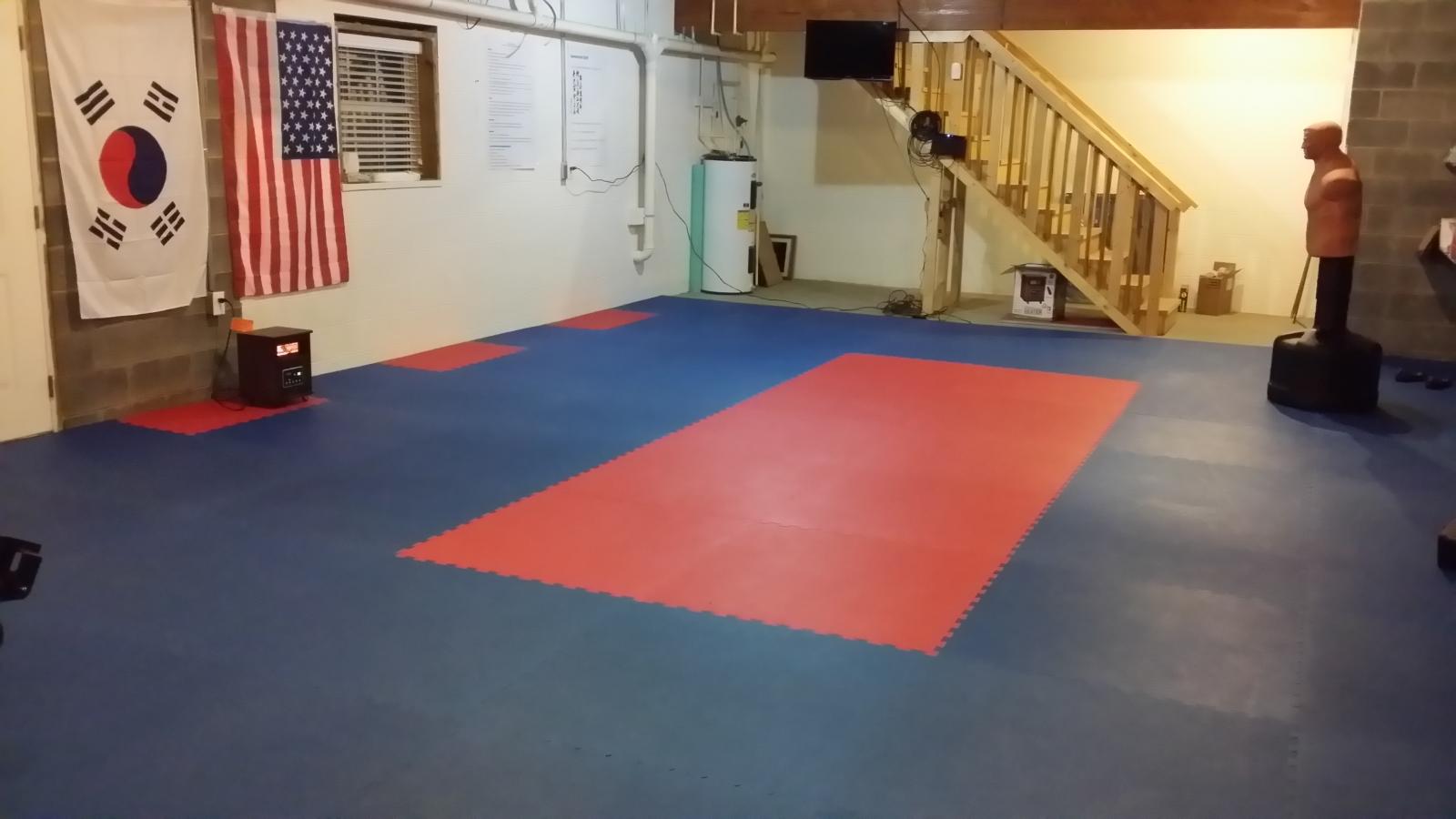 Basement BJJ Training Mats
