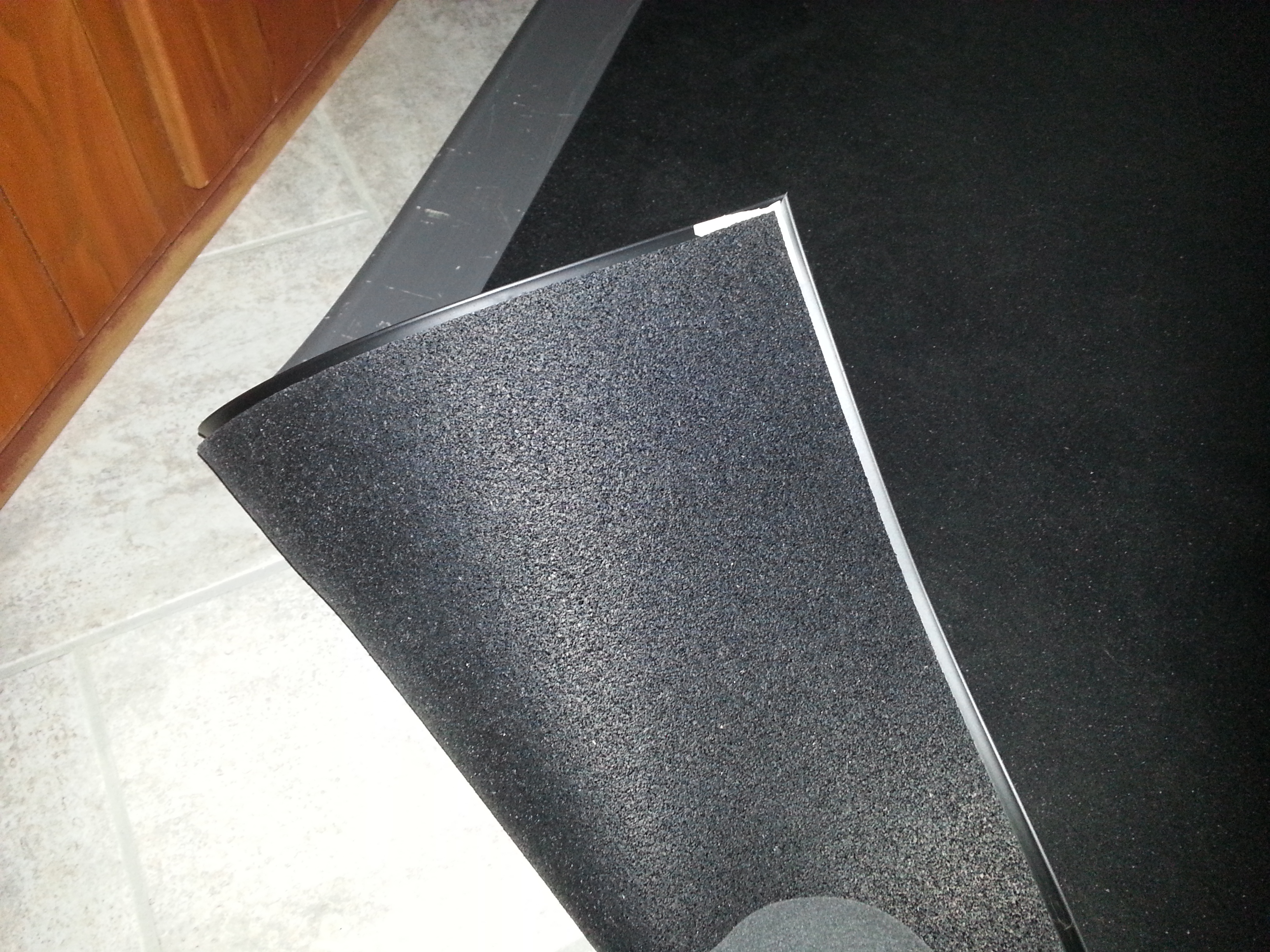 Plyometric Rubber Roll Geneva Roll 3/8 Inch Black Per SF customer review photo 2