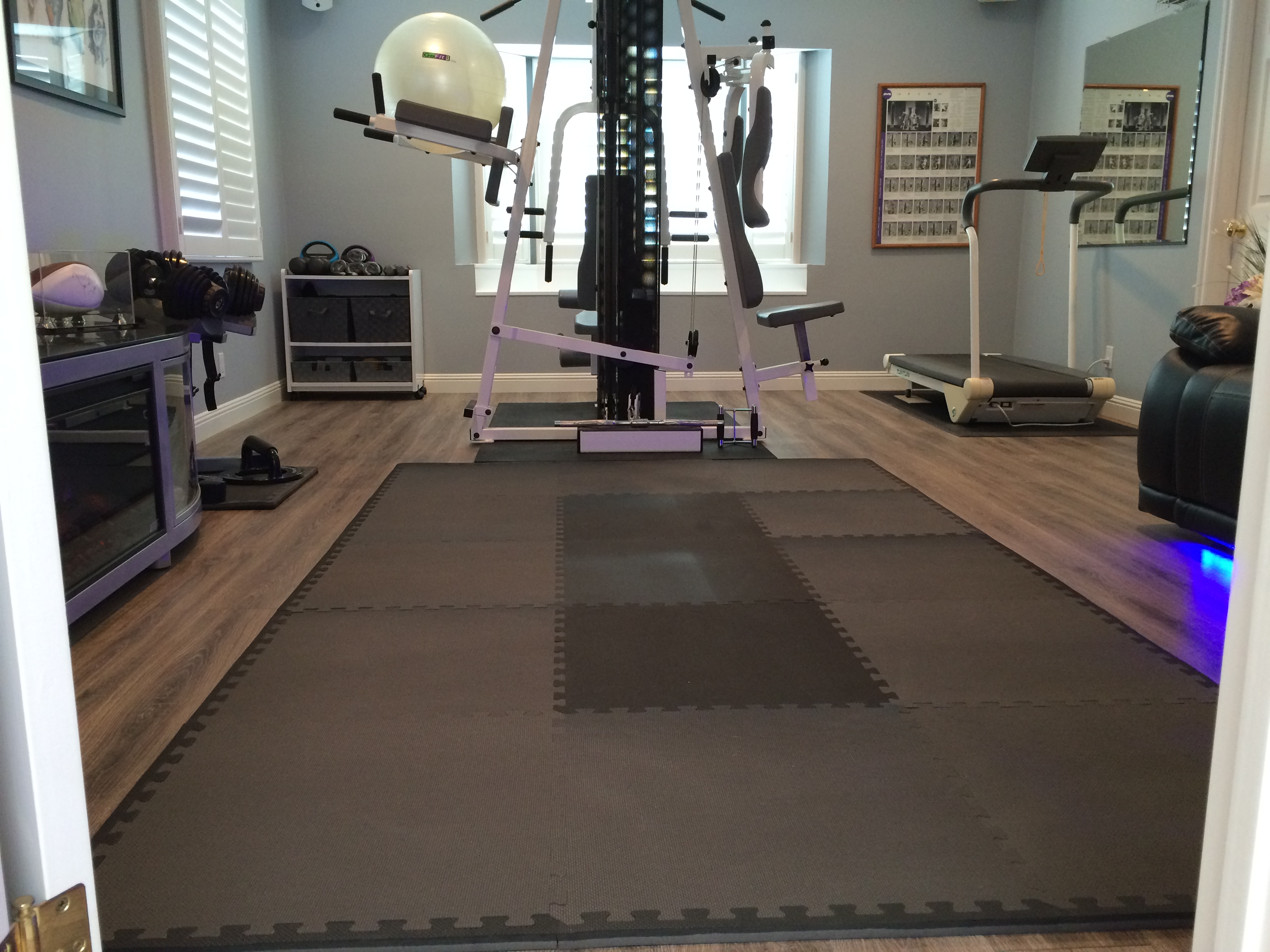 rubber mats for home gym