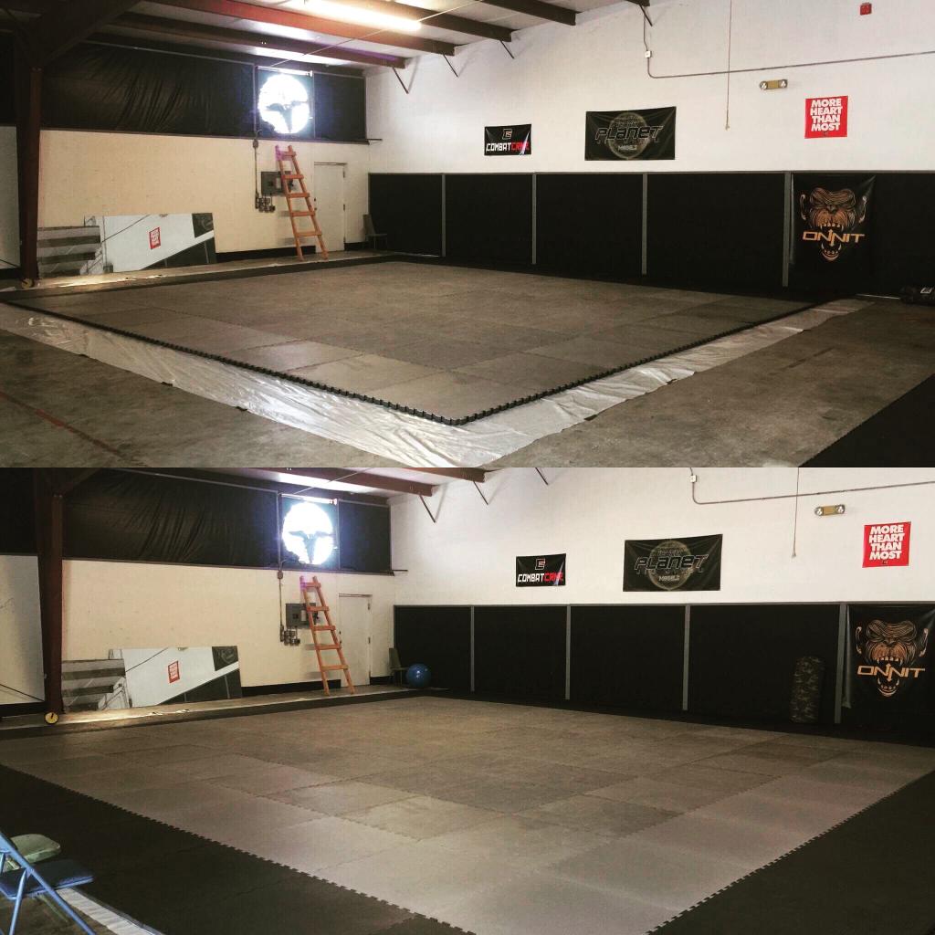 Using Foam Mats to Create MMA Judo Flooring System