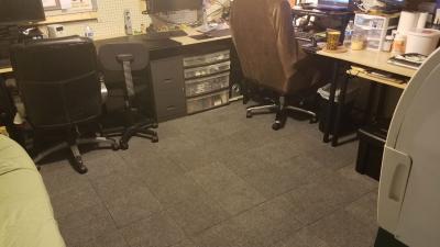 Carpet Tiles Modular Squares 3/4 Inch x 1x1 Ft. customer review photo 2