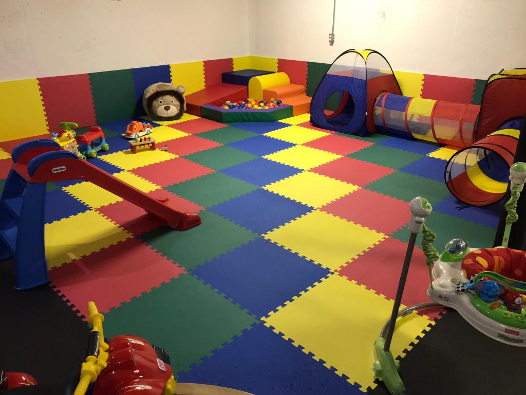 Unfinished Basement Ideas for play room