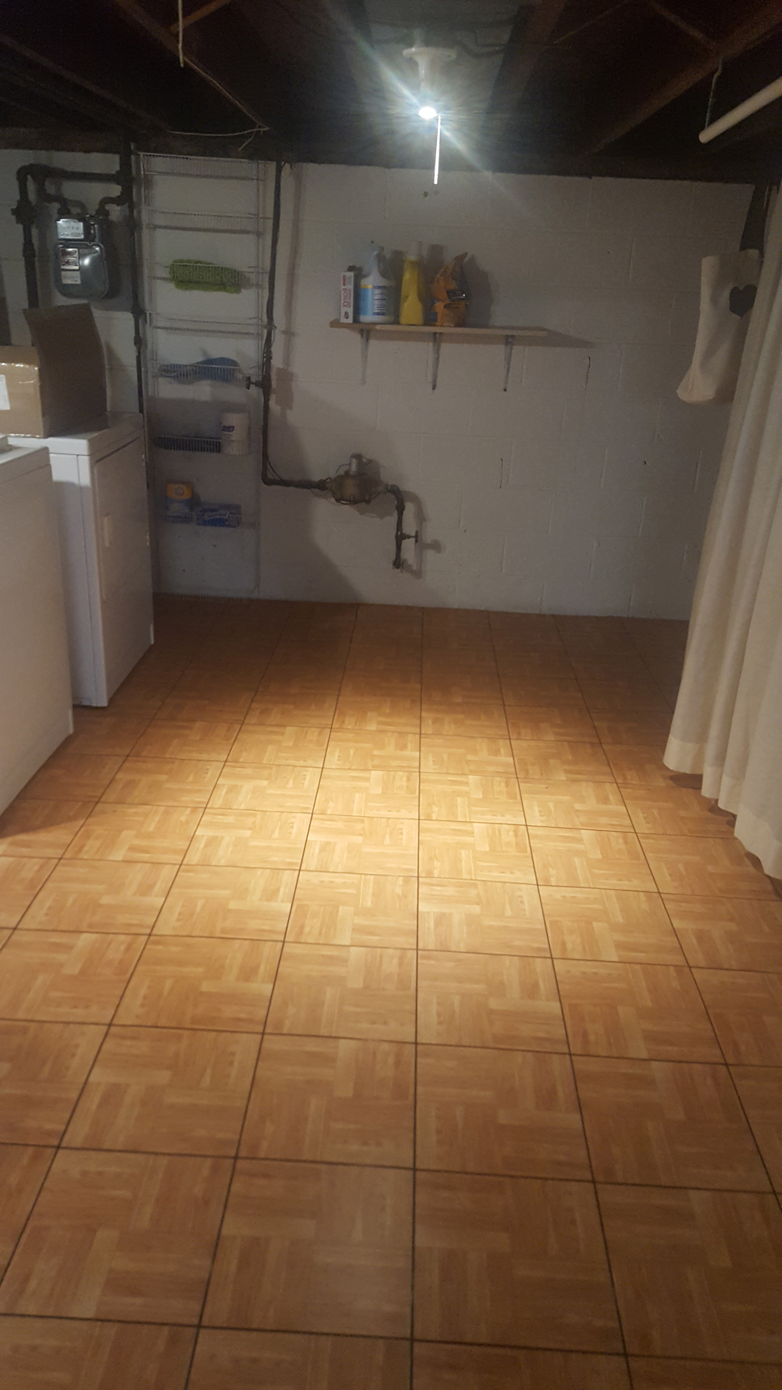 Basement Portable Floor Tile 5/8 Inch x 1x1 Ft. customer review photo 2