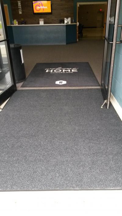 business logo entrance mats