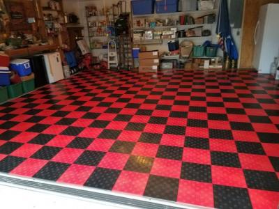 Garage Floor Tile Diamond 5/8 Inch x 1x1 Ft. customer review photo 1