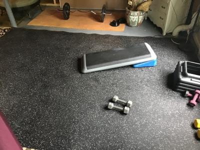 Rubber Flooring Roll Greatmats 1/4 Inch Colors 10 LF customer review photo 1