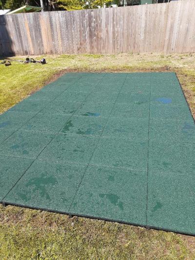 Greatmats USA Playground Tile Interlock Green 2.75 Inch x 2x2 Ft. customer review photo 1