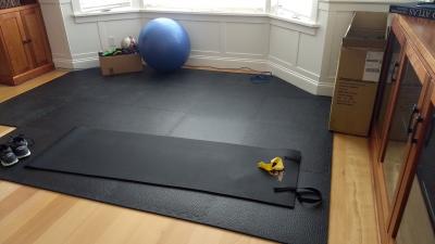 Home Gym Flooring Tile Pebble 3/8 Inch x 2x2 Ft. customer review photo 1