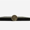 Rubber Flooring Rolls 1/2 Inch Black Geneva thickness comparison with quarter