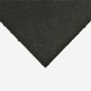 Rubber Flooring Rolls 1/2 Inch Black Geneva corner