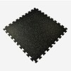 Interlocking Geneva Rubber Tile with Borders 10% Color 3/8 Inch x 35x35 Inch Angle view