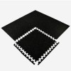 Interlocking Geneva Rubber Tile with Borders 10% Color 3/8 Inch x 35x35 Inch Qaud install with borders