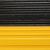 Airug Mat Anti-Fatigue 3x60 ft x 3/8 inch black/yellow texture closeup