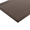 Bubble Sof-Tred with Dyna Shield Anti-Fatigue Mat 2x6 ft black corner