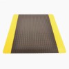 Cushion Trax Anti-Fatigue Mat 4x75 ft full tile black yellow.