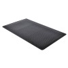 Cushion Trax Anti-Fatigue Mat 5x75 ft full ang black 