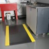 Cushion Trax Anti-Fatigue Mat 2x3 ft black yellow standing station