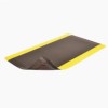 Diamond Tuff Anti-Fatigue Mat 5x75 ft full ang black yellow curl.