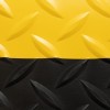 Ergo Trax Anti-Fatigue Mat 3x75 ft black yellow texture