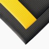 Razorback Anti-Fatigue Mat With Dyna-Shield 3X5 ft yellow black corner.