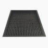 SaniTop Anti-Fatigue Mat 3X3 ft Black full tile.