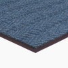 Chevron Rib 2x3 feet Blue Corner Close up