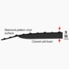 Conductive Diamond Foot Industrial Mat diagram
