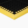 Safety TruTread 4-Sided 40x52 Inches Black/Yellow