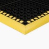 Safety TruTread 4-Sided 40x64 Inches Black/Yellow