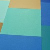 AquaTile Aquatic Flooring 3/8 Inch x 2x2 Ft. assorted colors installed
