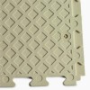 Leather PVC Floor Tile Colors Backside Corner
