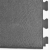 Leather PVC Floor Tile Black or Dark Gray 6 tiles full Dark Gray Corner