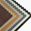 Leather PVC Floor Tile Colors Angled Stack