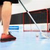 playing floorball with goal thumbnail