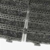 Entrance Linear Tile 1/2 inch Black w/Charcoal Carpet showing tabs.