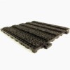 Entrance Linear Tile 1/2 inch Black w/Charcoal Carpet modular tile.