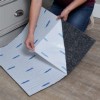 Peel and Stick Carpet Tile 24x24 Imperial Hobnail - install 1
