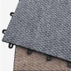 CarpetFlex raised carpet tiles combat dampness by allowing airflow under the tiles. thumbnail